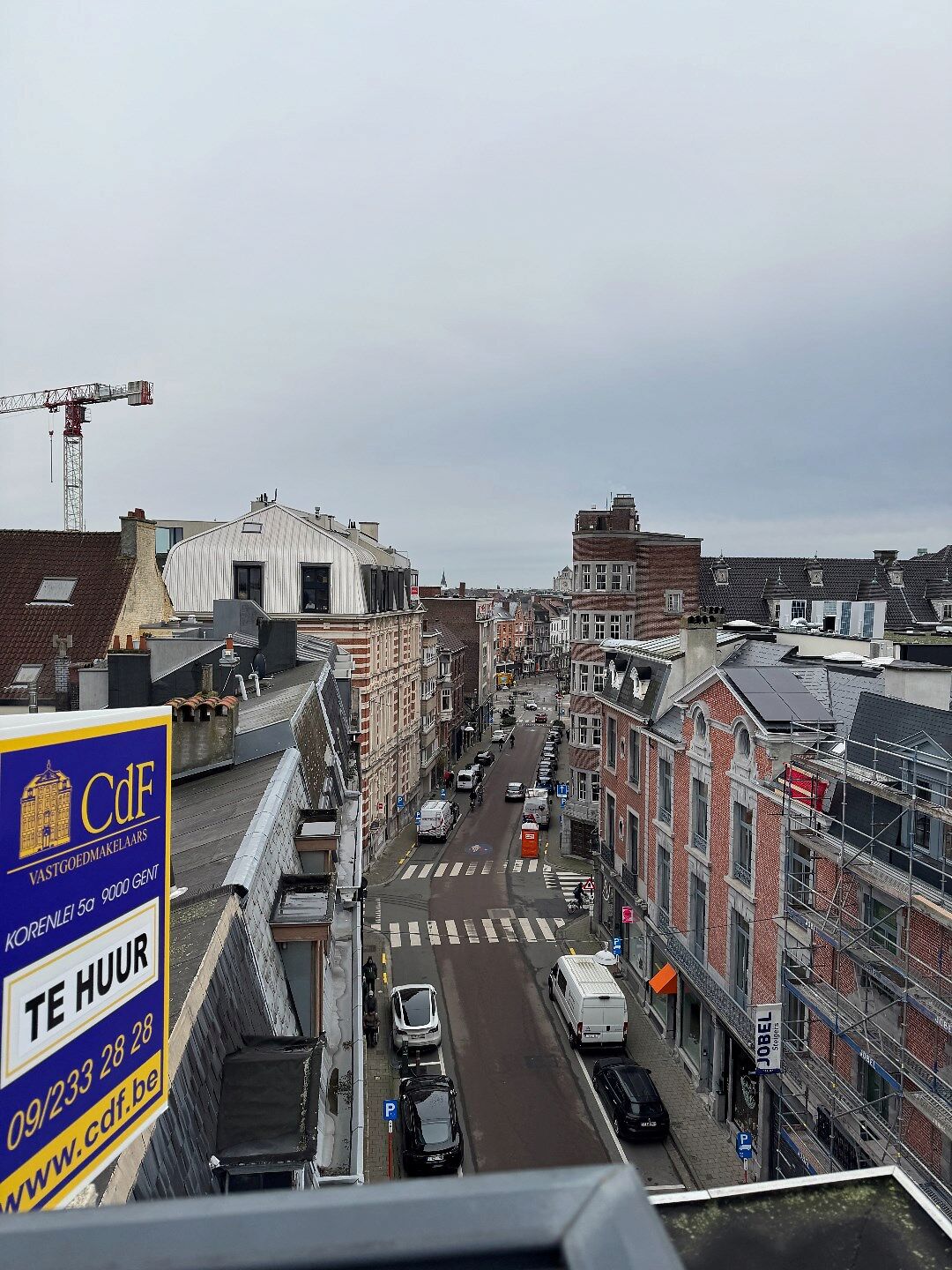 Leuke penthouse met ruim terras en veranda in het Hart van Gent